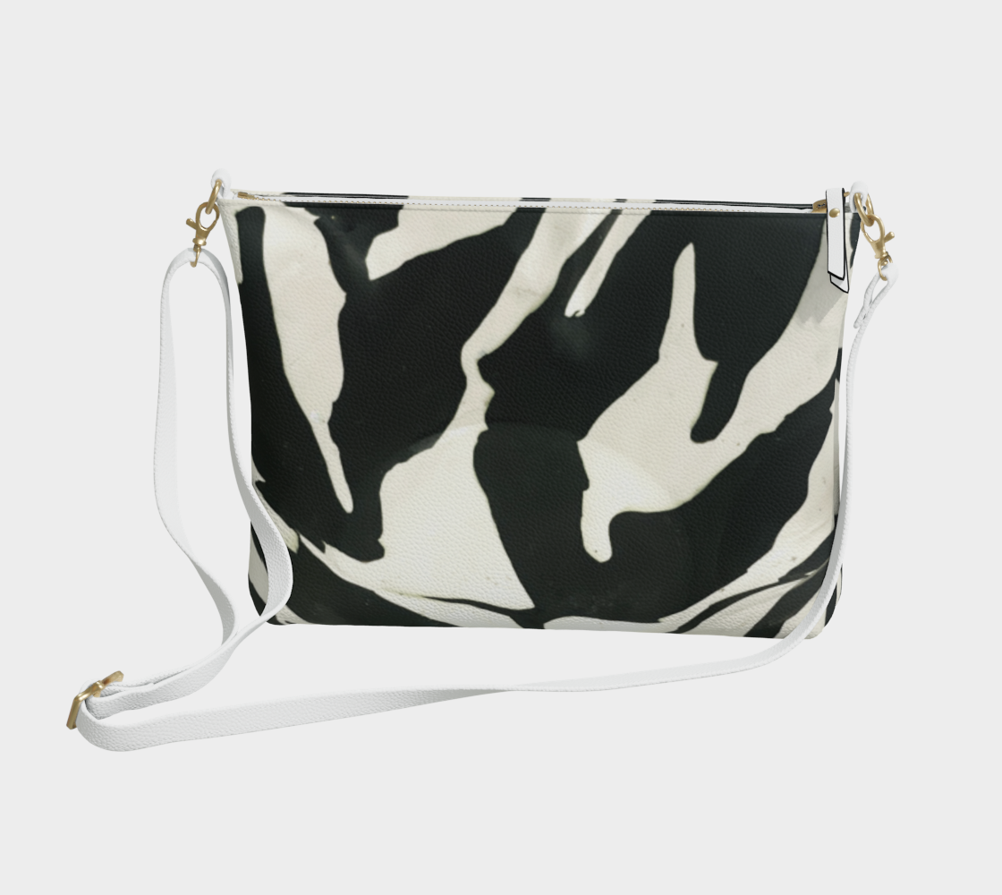 Zebra cross body bag