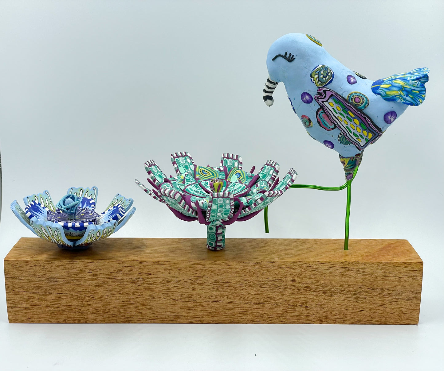 Stop and Smell The Flowers. Polymer Clay Art